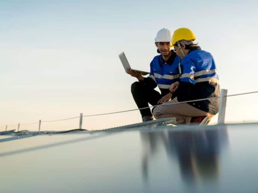 Professional roof inspection